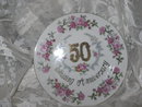 Vintage 50th Wedding Anniversary Plate