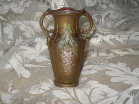 Vintage French Bronze Vase w/Flowers **LOOK**