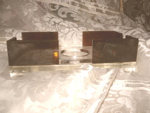 Vintage Modern Lucite Tissue Holder