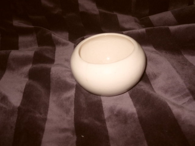 Vintage Small Cherokee Pottery White Pot