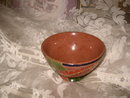 Vintage High Glaze Redware Terra Cotta Pottery Bowl