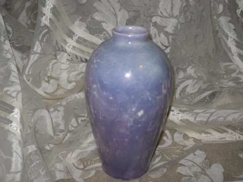 Vintage Purple Lusterware K.B. Porcelain Vase