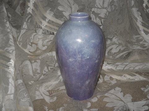 Vintage Purple Lusterware K.B. Porcelain Vase