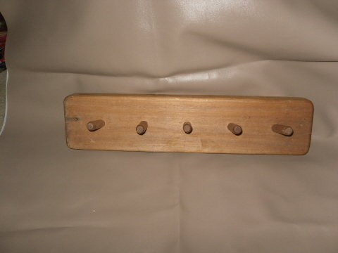 Vintage Wood Coat &/or Hat Rack