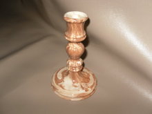 Vintage South Dakota Pottery E. Cahoy Candlestick