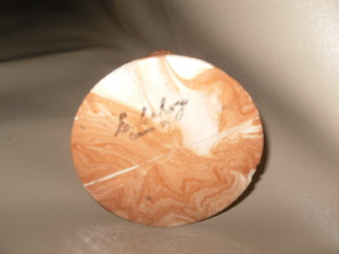 Vintage South Dakota Pottery E. Cahoy Candlestick