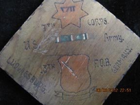 WW2 Plaque Army Ludwigsburg