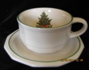 Pfaltzgraff Christmas Heritage Cup and Saucer