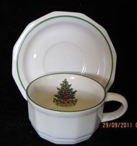 Pfaltzgraff Christmas Heritage Cup and Saucer
