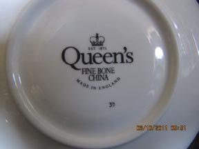 Queens May Flower of the Month Cup and Saucer