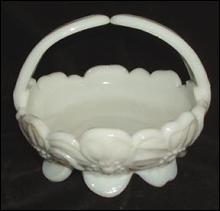 Westmoreland Pansy Bowl Dogwood Pattern Milk Glass