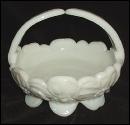 Westmoreland Pansy Bowl Dogwood Pattern Milk Glass