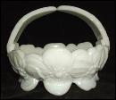 Westmoreland Pansy Bowl Dogwood Pattern Milk Glass