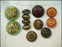 Lot of 12 celluloid buttons