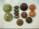 Lot of 12 celluloid buttons