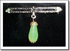 Jadeite Pendant Pin