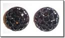 Weiss Earrings Black Clip-on
