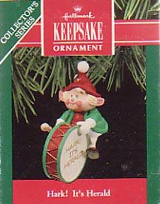 Christmas Ornament Hallmark Hark! It's Herald