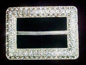 Vintage Silvery Rhinestone Buckle