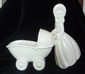 Lady Planter U.S.A. Pottery
