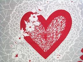 Handkerchief Valentine Cotton