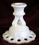 Westmoreland Doric Candle Holders Milk Glass