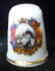 Thimble British Royalty King Edward VII and Queen Alexandra