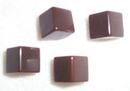 Buttons Brown Geometric-Shaped Catalin Set of Four