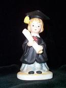 Girl Graduate Figurine Lefton