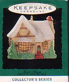 Hallmark Miniature Christmas Ornament - Tudor House