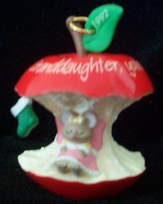 Hallmark Christmas Ornament - Granddaughter 1992