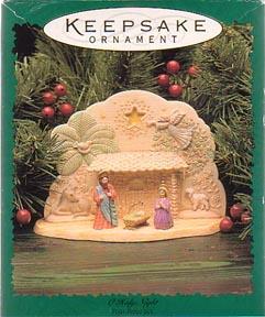 Hallmark Christmas Display/Ornament Set - O Holy Night