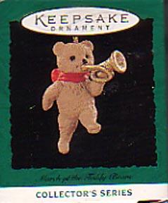 Hallmark Miniature Christmas Ornament - March of the Teddy Bears