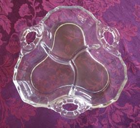 Cambridge Glass Divided Dish