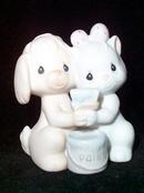 Precious Moments Members Only Figurine - True Blue Friends