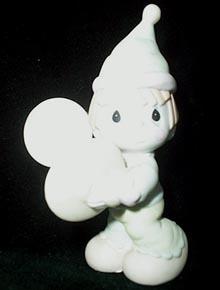 Precious Moments Charter Member Birthday Club Figurine - A Smile's the Cymbal of Joy