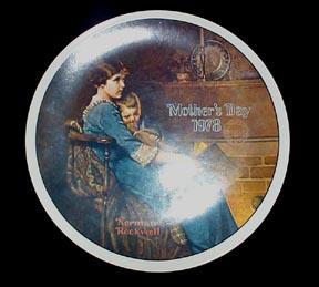 Norman Rockwell/Knowles Mother's Day Plate -