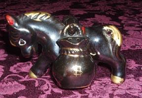 Donkey Salt and Pepper Shakers