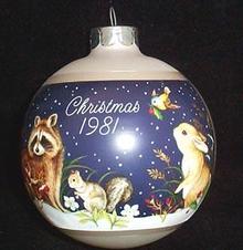 Hallmark Keepsake Ornament - Christmas in the Forest 1981