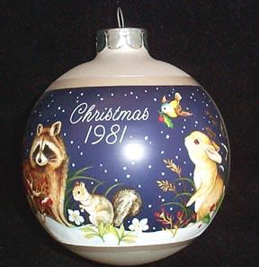 Hallmark Keepsake Ornament - Christmas in the Forest 1981