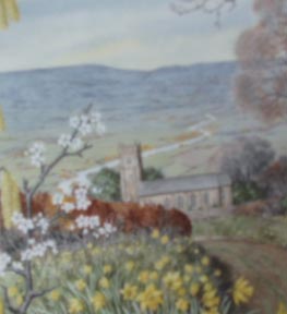 Paul Barrett Collector Plate - A Country Church