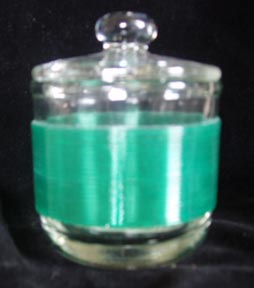 Jeanette String Glass Jelly Jar