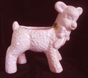 Planter Pink Lamb Haeger