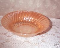 FireKing Peach Lustre Bowl
