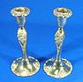 Godinger Silverplate Candlestick Pair