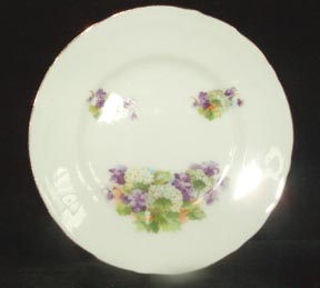 Bavarian Children's Dishes Violets