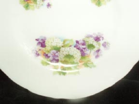 Bavarian Children's Dishes Violets