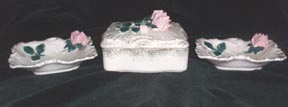 Porcelain Cigarette Set