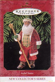 Hallmark Christmas Ornament - Joyful Santa