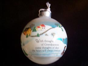 Hallmark Christmas Ornament - Grandparents 1982